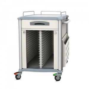 medical files trolley cart