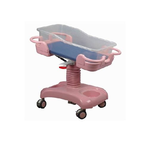 Hydraulic lifting baby crib