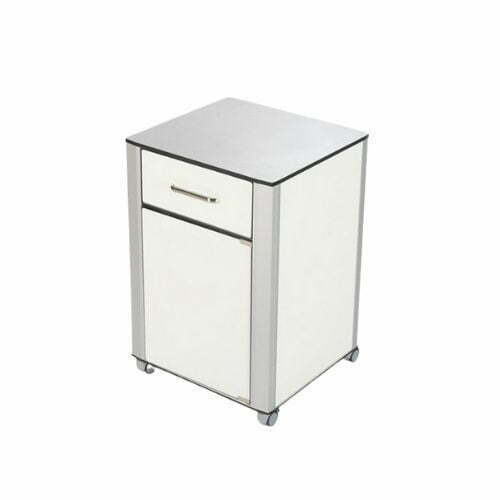 medical wood bedside locker